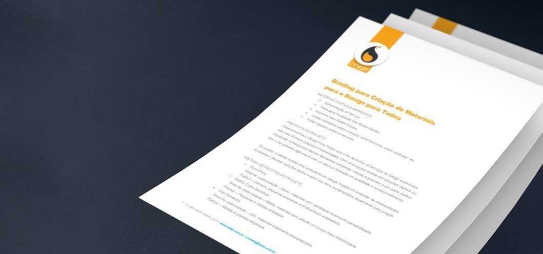 O BRIEFING & O PROCESSO CRIATIVO